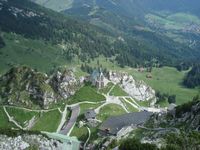 Blick vom Gipfel auf das Wendelsteinkircherl