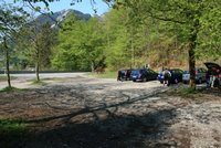 Parkplatz unterhalb der Kesselbergpasshhe