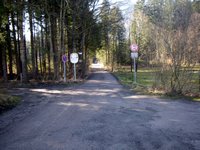 zunchst geht es flach auf den Berg zu