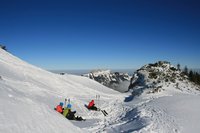 Ende der Tour ist eine Scharte zwischen Aschetaler Wnde und Weitlahner