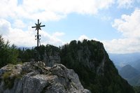 Am Gipfel des Pflasterbachhrndls - im Hintergrund sieht man das Rabensteinhorn