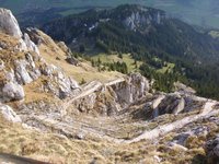 Rckblick auf den Wendelstein-Steig