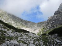 Wegkar nach dem Bselsteig zum Reiter Steinberg