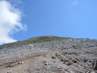 Letzter Hang beim Aufstieg zum Wagendrischelhorn