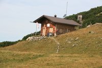 Bergwachthtte am Weg zur Marchspitze