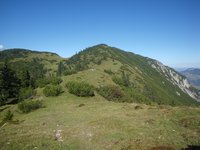 Blick auf den Kienberg und Heuberg