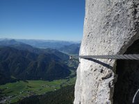 Aussicht vom Klettersteig