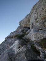 kurze Klettersteigpassage auf die Haidachstellwand