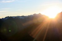 Sonnenaufgang am Groglockner