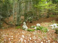 Bergsteig zur Teufelskanzel Steinmandl