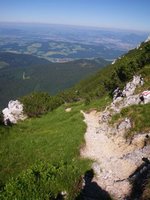 Abstieg ber die Nordseite des Hochstaufens