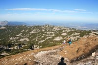 Blick ber das Karstplateau des Untersbergs