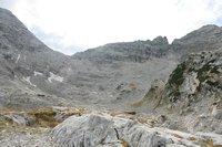 Blick von der Htte auf das Wehrgrubenjoch wohin es nun geht