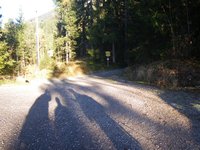 Am Parkplatz Brnstatt in der Morgensonne