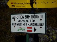 Das Schild trifft es ganz gut