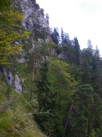 ber steiles Gelnde schlngelt sich der Weg auf der Sdseite des Rabensteinhorns