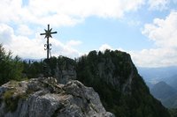 Am Gipfel des Pflasterbachhrndls - im Hintergrund sieht man das Rabensteinhorn