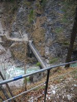 Blick zur Brcke hinab