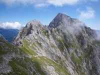 Blick auf die Maukspitze, zu der es nun geht